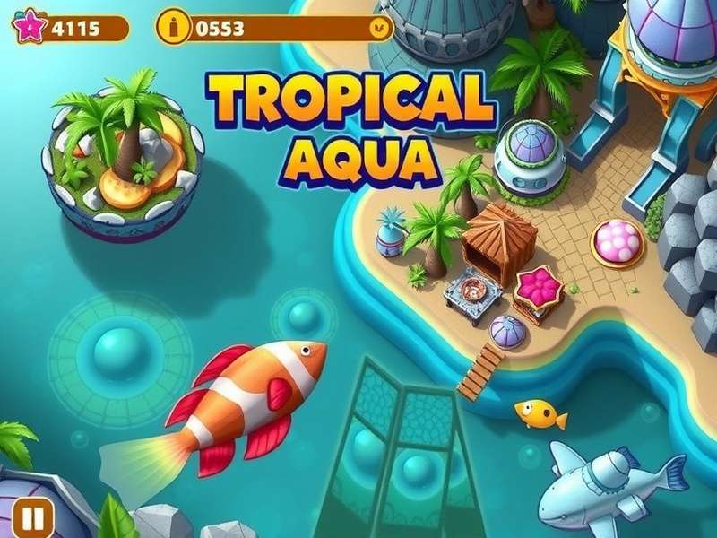 Tropical Aqua Haven Game Screenshot