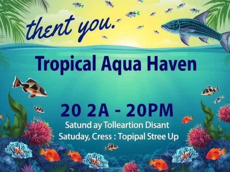 Tropical Aqua Haven Community Event